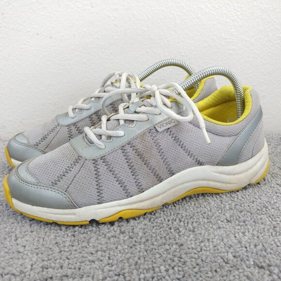Vionic Orthotic Alliance Walking Sneakers Womens Size 8 Shoes Gray Low Top - Picture 1 of 10